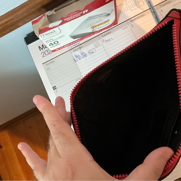 Coach Pouch bag black and red - Picture 5 of 6